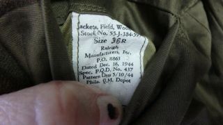 WWII IKE JACKET,  SHIRT,  PANTS,  AND TIE. 2