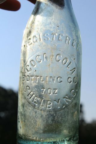 Straight Side Coca Cola Bottle Shelby North Carolina Nc Circle Slug Lgw20 1920