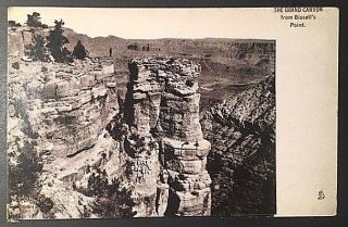 Vintage Real Picture Postcard Grand Canyon From Bissell 