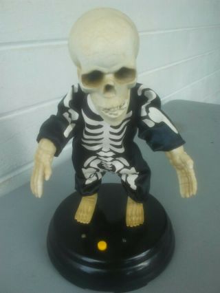Gemmy Grave Raver Ghoul Skeleton Living La Vida Loca Dance Halloween Works