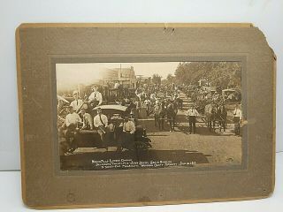 1918 Neosho Falls Kansas John Deere Grain Binders Parade Photograph By Chase