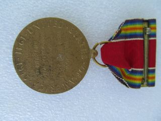 Vintage WWII World War II 2 Freedom Coin Medal 1941 1945 w/ Ribbon 3