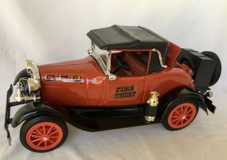 VINTAGE JIM BEAM’S FIRE CHIEF DECANTER - 1928 MODEL A FORD with Orginal Box 2