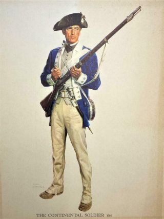 Tom Lovell Art Print The Continental Soldier 1781 11 " X 14 "