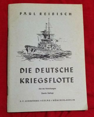 Ww2 Wwii German Kriegsmarine U Boat Book Die Deutsche Kriegsflotte