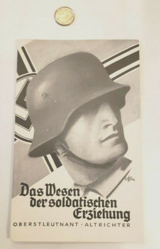 Ww2 German Booklet / Pamphlet 100 Guaranteed Authentic
