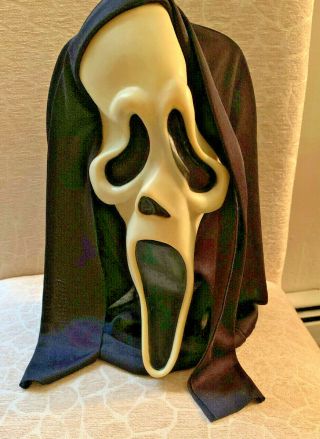 Scream Ghost Face Mask Black And White