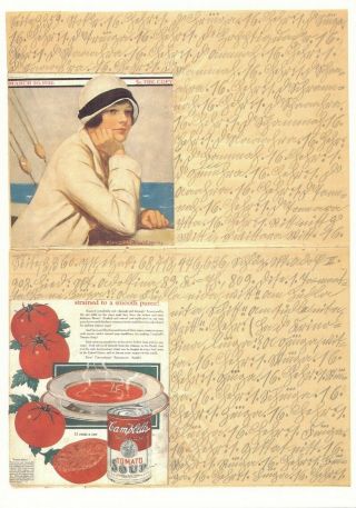 Vintage Advertising Postcard Campbells Tomato Soup Adolf Wolfli Switzerland 1994