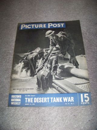 August 15 1942 Hulton Press Picture Post Blue Edition Macdonald Hastings