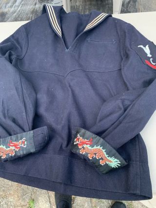 Ww2 Us Navy Jumper With Theater Made Hell Cuffs
