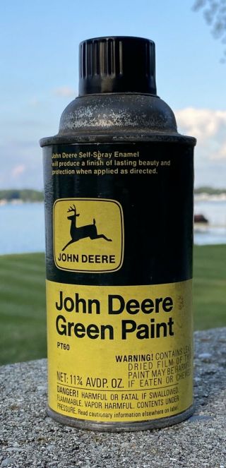 Vintage John Deere Pt50 Green Spray Paint Can