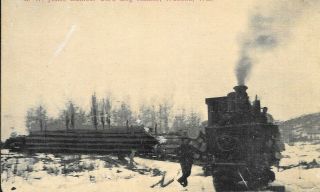 Wabeno Wisconsin - G.  W.  Jones Lumber Co.  Log Hauler Rppc