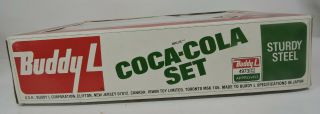 NIB VTG 1976 BUDDY L BRUTE COCA - COLA SET 4973C STURDY STEEL - TOY COKE TRUCKS 2