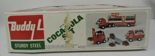 NIB VTG 1976 BUDDY L BRUTE COCA - COLA SET 4973C STURDY STEEL - TOY COKE TRUCKS 3