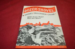 Bucyrus Erie Dozer Shovel For International Harvester Crawler Brochure Dcpa13