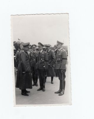 Ww2 German Photo,  Luftwaffe,  High Ranking Officers