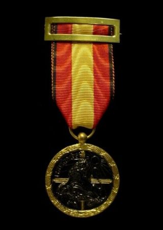 Franco Era Spain 1936 - 39 Spanish Civil War Campaign Medal - Wwii