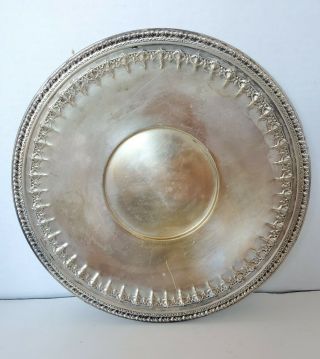 Vintage Reed And Barton 1202 10.  5 Inch Plate