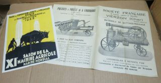 Agriculture Société Française De Matériel Agricole Et Industriel Vierzon 4 Pages