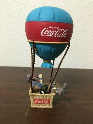 Coca Cola Emmett Kelly Clown In Air Balloon Look Up America Limited Ed,  1994