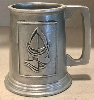 Wilton Armetale Beer Stein Tavern Cup Tankard With Knight Pewter Rpw Ph0497