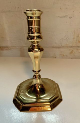 Virginia Metalcrafters Colonial Williamsburg Cast Brass Candle Holder Cw - 16 - 35