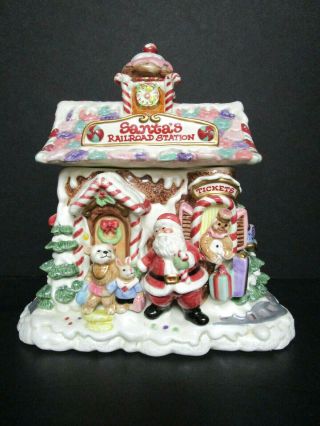 Fitz & Floyd Cookie Jar Santa 