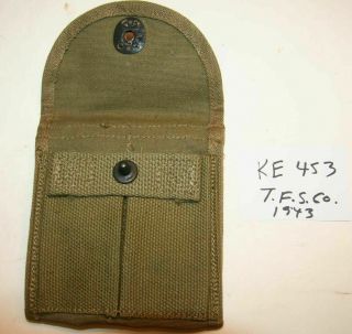 WWII M1 Carbine Stock Pouch,  