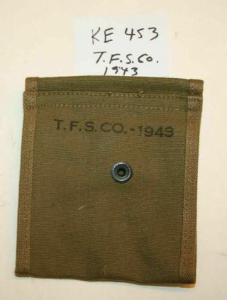 WWII M1 Carbine Stock Pouch,  