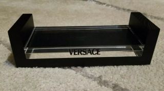 Versace Sunglasses Eyeglasses Store Display Stand Made In Italy Versace Logo