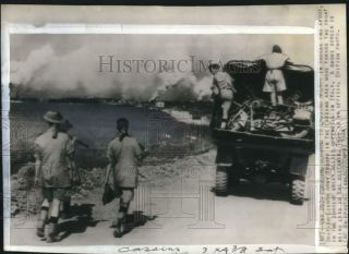 1944 Press Photo British 8th Army Pursues German Troops Near Cassino,  Italy