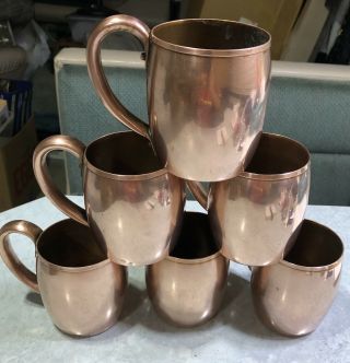 Vintage Wb West Bend Solid Copper Cup Mug Moscow Mule Barware