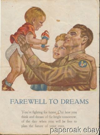 Orignal World War Ii Propaganda Leaflet Dropped On U.  S.  Troops