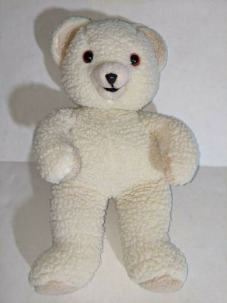 Vintage Snuggle Bear Plush 1986 Snuggle Fabric Softner Bear 16 Inches Lever Co.