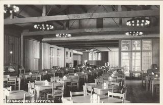 Rp: Yosemite,  California,  1930 - 40s ; Camp Curry Cafeteria