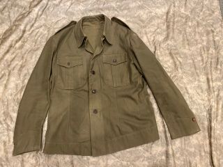 Ww2 Era Spanish Military M1940 Jacket / Tunic,  Wooden Buttons Post Civil War
