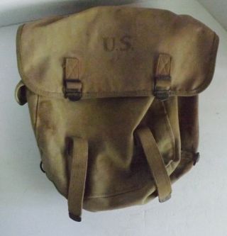 Vintage Us Wwii,  Musette,  Bag,  Luce Manufacturing Co. ,  1942