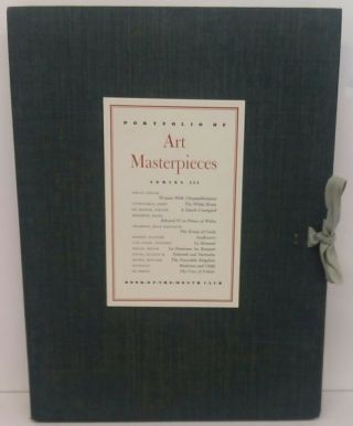 Vintage Portfolio Of Art Masterpieces Series 3 Book Of The Month Club Complete