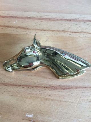 Virginia Metalcrafters Brass Horse Head Paperclip ©1949 Calvin Roy Kinstler