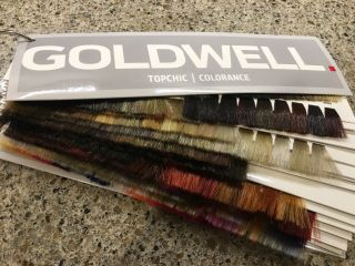 Goldwell TopChic Colorance Hair Color Swatch Ring Book 2020 2