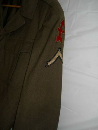 Wwii Us Army Uniform - 1942 - Us Army 32 Division Ike Jacket,  Size 38 Reg.