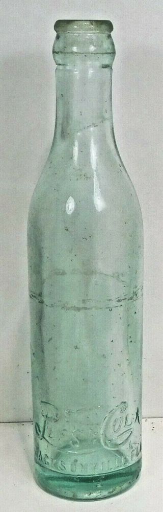 C1910 Agua Straight Side Bottle - Pepsi - Cola Bottling Jacksonville,  Fla.  2
