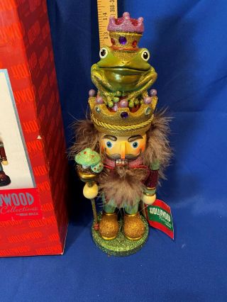 Kurt Adler Hollywood Christmas Nutcracker Frog Prince W/ Box 18