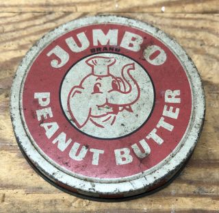 Vintage Jumbo Peanut Butter Jar Lid Only Replacement 2.  5 " Diameter A
