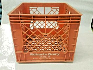 Roberts Dairy Plastic Milk Crate Omaha Ne Nebraska Huskylite