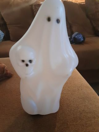 Vintage 1981 Empire Halloween Blow Mold Ghost Light Up Topper