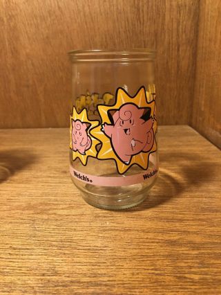 Vintage Pokemon Welch’s Jelly Jar Mini Glasses Nintendo 3,  6,  8,  And 9 3