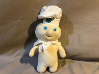 Rare Pillsbury Doughboy 1972 Vintage Plush Terrycloth Doll