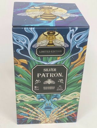 Silver Patron Limited Edition Collectors Tin Box Case 2020 Bee