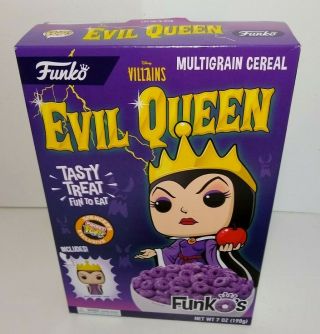 Funko Disney Villains Cereal W/ Exclusive Pocket Pop Evil Queen